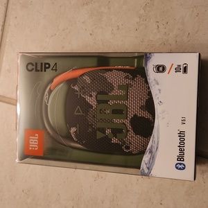 JBL Clip 4. New in box. Camo.